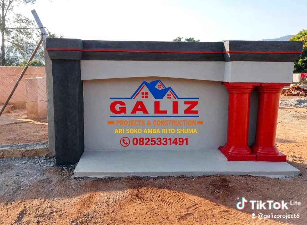 Boundary Walls and Decorative Gate Pillars